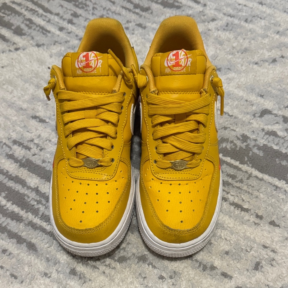 Nike Air Force 1 Mustard Yellow Sneakers